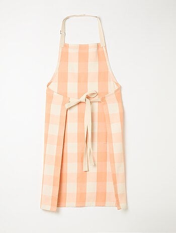 Tablier à carreaux
