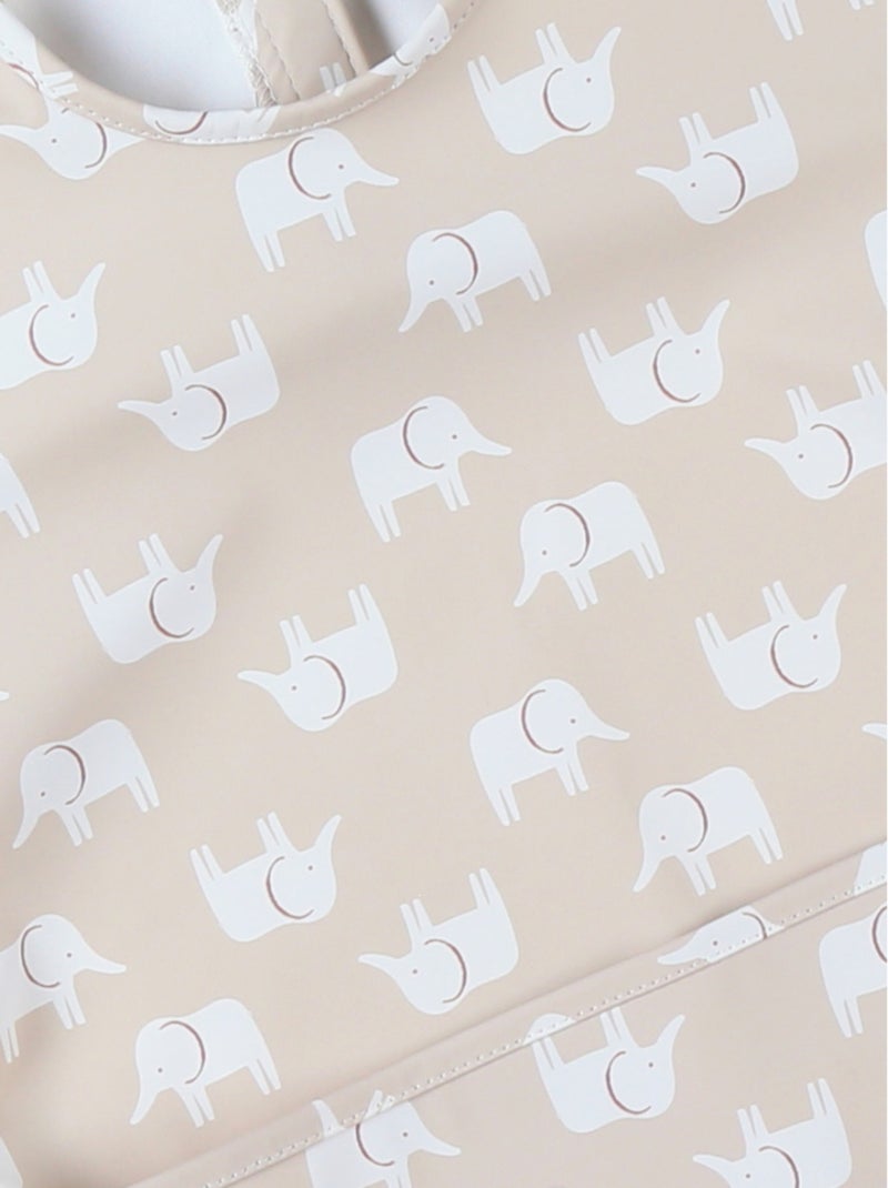 Tablier à manches, éléphants Noukie's Beige - Kiabi