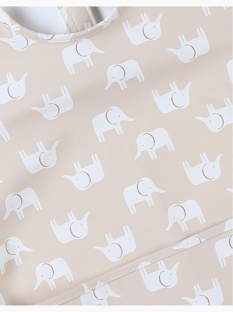 Tablier à manches, éléphants Noukie's Beige - Kiabi