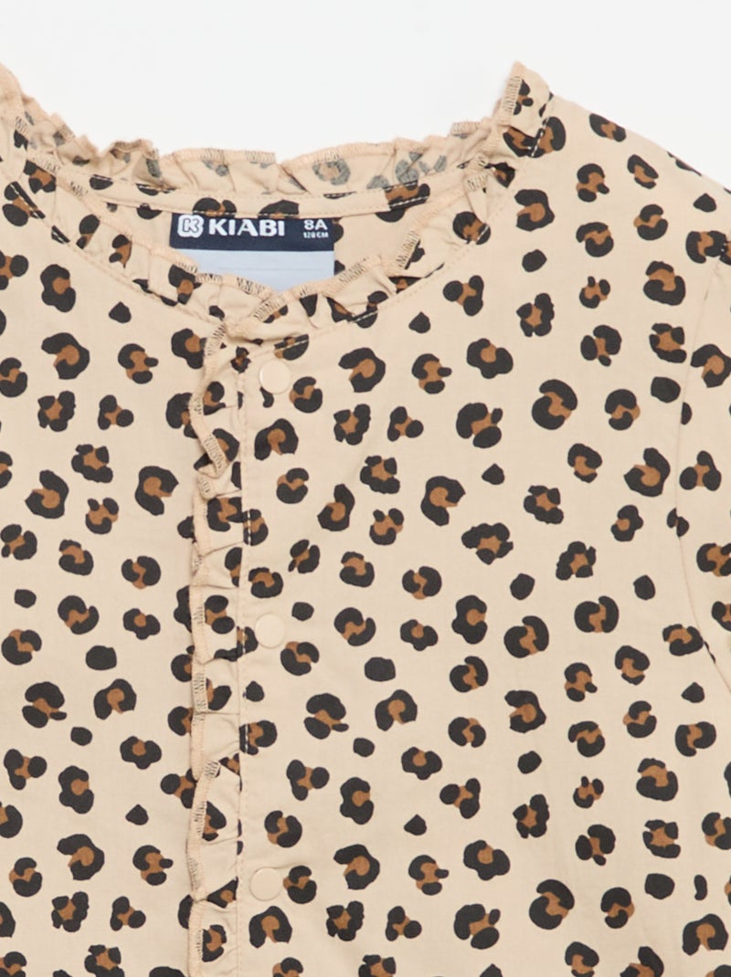 Tablier à pressions Beige - Kiabi