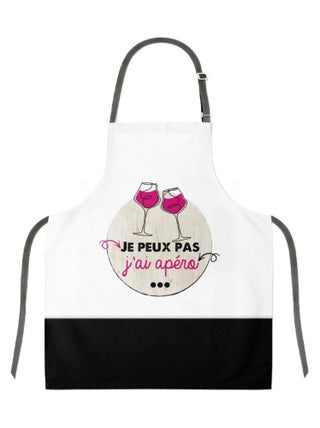 Tablier adulte à nouer apéro