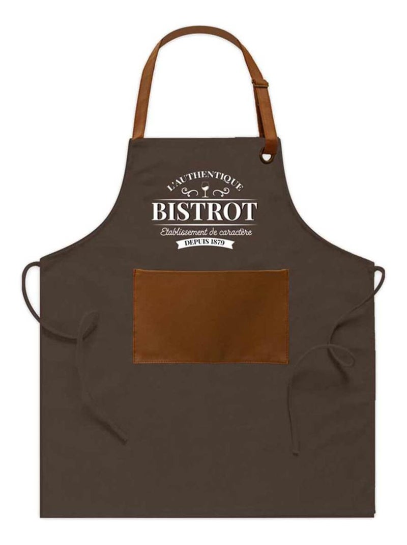 Tablier adulte à nouer authentique bistrot Marron - Kiabi