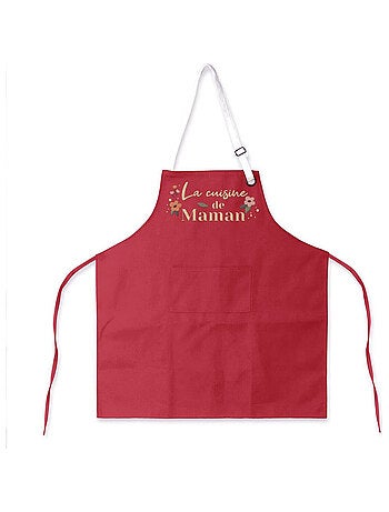 Tablier adulte à nouer en coton la cuisine de maman