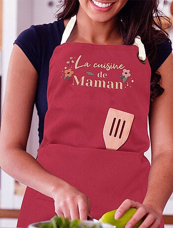 Tablier adulte à nouer en coton la cuisine de maman