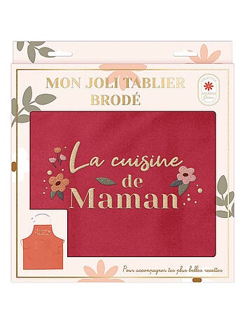 Tablier adulte à nouer en coton la cuisine de maman