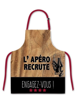Tablier adulte à nouer en coton