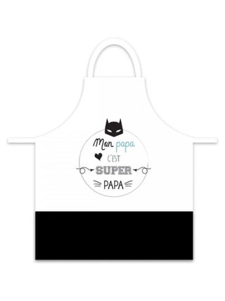 Tablier adulte à nouer en coton super papa