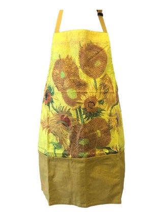 Tablier adulte à nouer les tournesols de van gogh