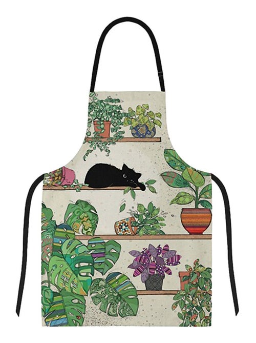 Tablier Adulte en coton Chaton dans les plantes par Kiub - Kiabi