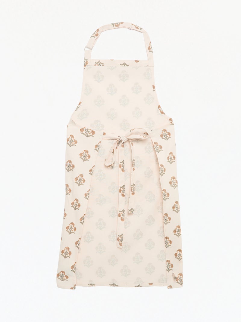 Tablier adulte en coton Vert - Kiabi