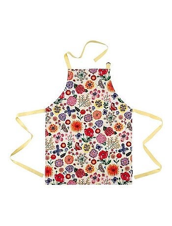 Tablier Adulte En Toile Cirée Jardins Fleuris