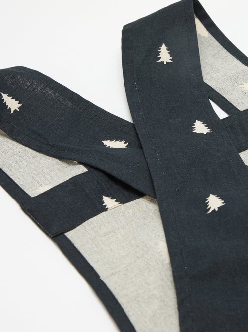 Tablier adulte imprimé Noël en coton 94x69 cm - Kiabi