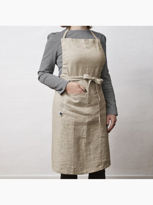 Tablier ajustable – Lin lavé français 160 g/m² – Soline - Kiabi