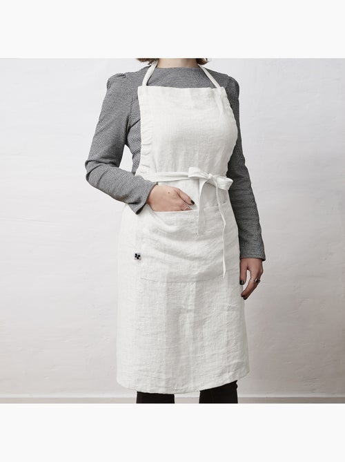 Tablier ajustable – Lin lavé français 160 g/m² – Soline - Kiabi