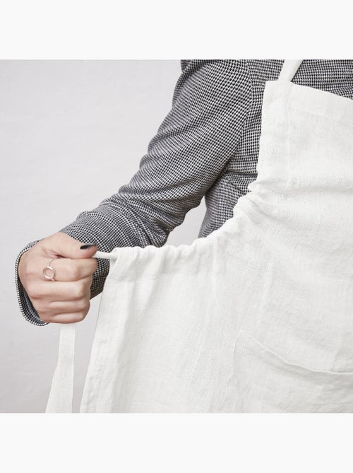 Tablier ajustable – Lin lavé français 160 g/m² – Soline - Kiabi