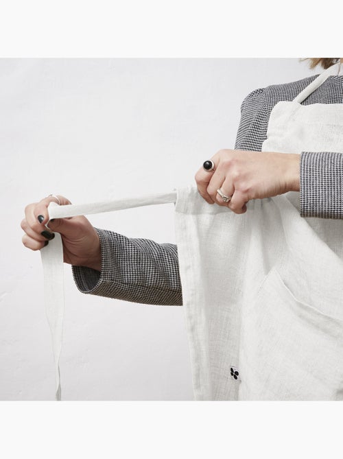 Tablier ajustable – Lin lavé français 160 g/m² – Soline - Kiabi