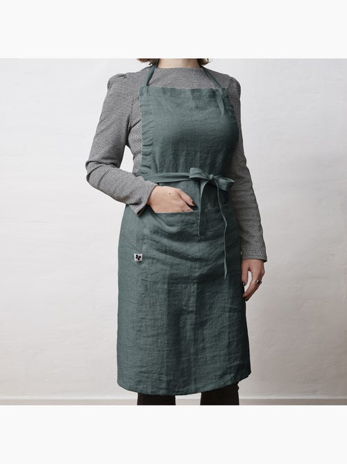 Tablier ajustable – Lin lavé français 160 g/m² – Soline - Kiabi