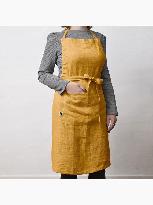 Tablier ajustable – Lin lavé français 160 g/m² – Soline - Kiabi Tablier ajustable – Lin lavé français 160 g/m² – Soline - Kiabi