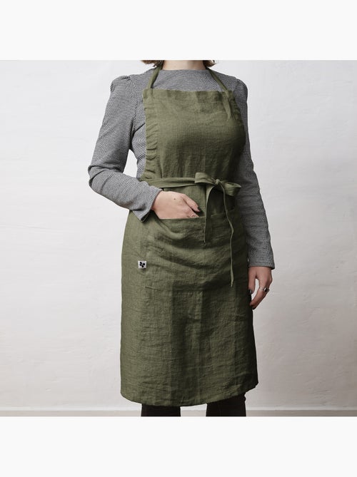 Tablier ajustable – Lin lavé français 160 g/m² – Soline - Kiabi