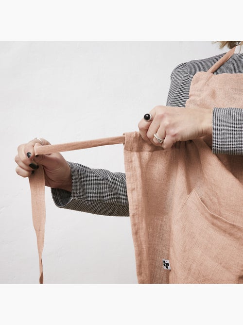 Tablier ajustable – Lin lavé français 160 g/m² – Soline - Kiabi Tablier ajustable – Lin lavé français 160 g/m² – Soline - Kiabi