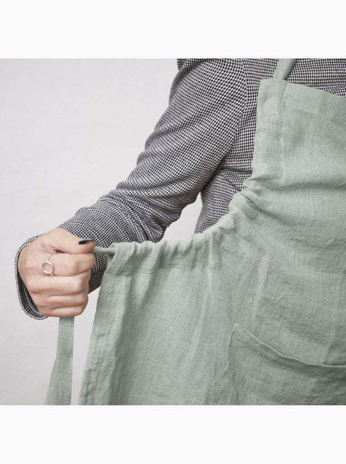 Tablier ajustable – Lin lavé français 160 g/m² – Soline - Kiabi