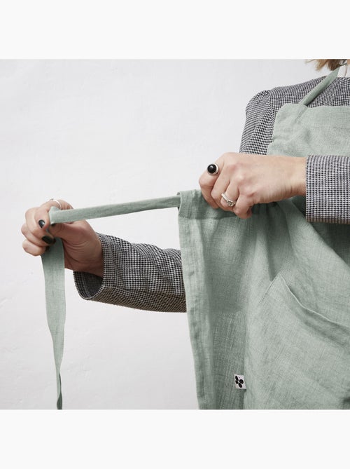 Tablier ajustable – Lin lavé français 160 g/m² – Soline - Kiabi