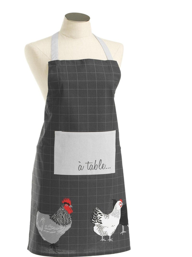 Tablier  Auberge Gris foncé - Kiabi