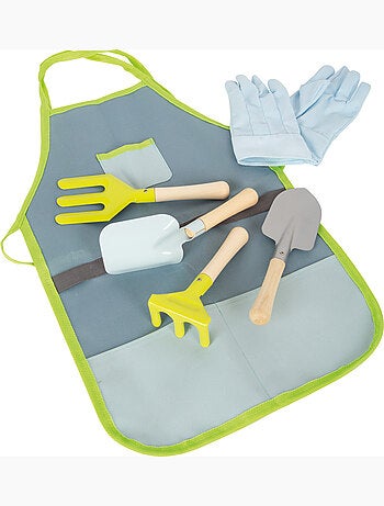 Tablier avec outils de jardin