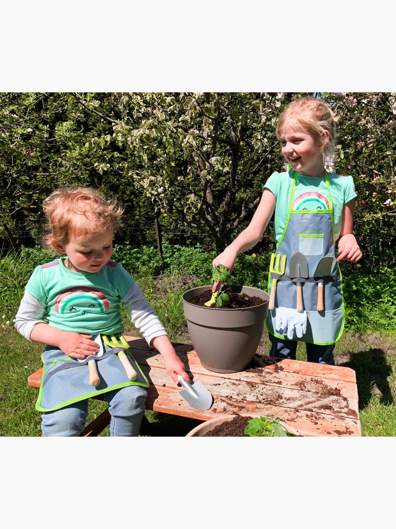 Tablier avec outils de jardin Beige - Kiabi