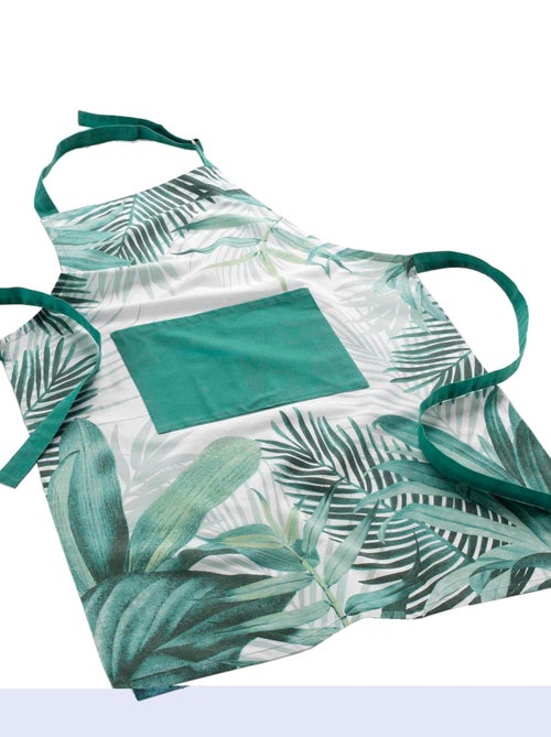 Tablier avec poche 60 x 84 cm Botanique - Kiabi