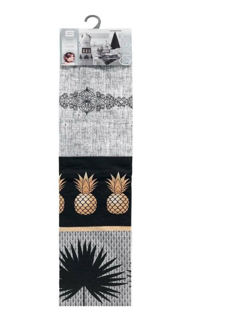 Tablier avec poche Ananagold Noir - Kiabi