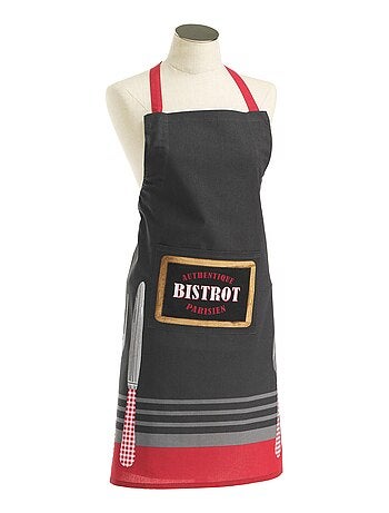 Tablier avec poche Bistrot parisien