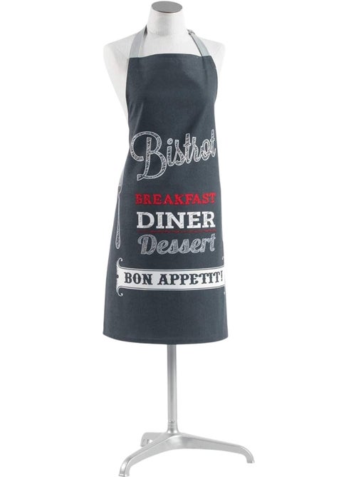 Tablier avec poche Bistrot popotte - Kiabi