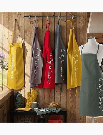 Tablier avec poche Collection brode Cuistot