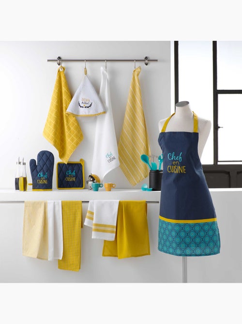 Tablier avec poche Le chef en cuisine - Kiabi
