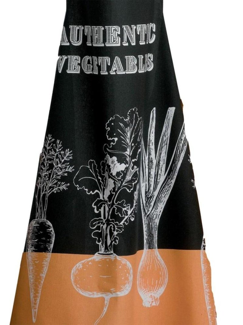 Tablier avec sangle ajustable 80x85 cm Healthy coton Noir - Kiabi