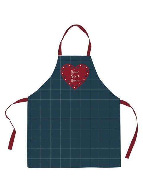 Tablier avec sangle ajustable 80x85 cm Home Sweet Home coton - Kiabi