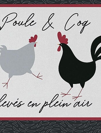 Tablier avec sangle ajustable 80x85 cm P&H coton