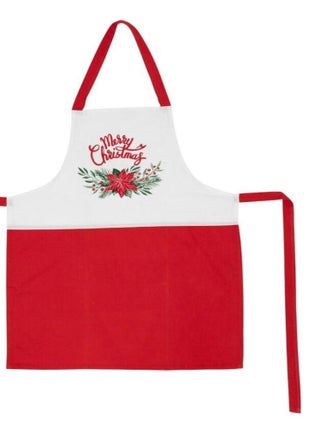 Tablier baies de Noël 60x80 cm coton