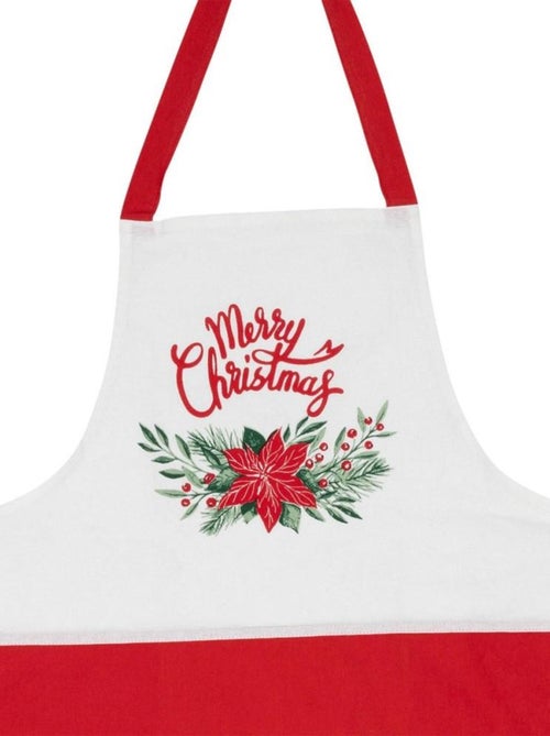 Tablier baies de Noël 60x80 cm coton - Kiabi