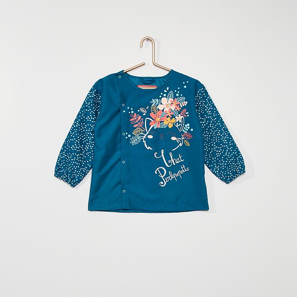 Tablier Chat Fille 3 12 Ans Bleu Kiabi 12 00