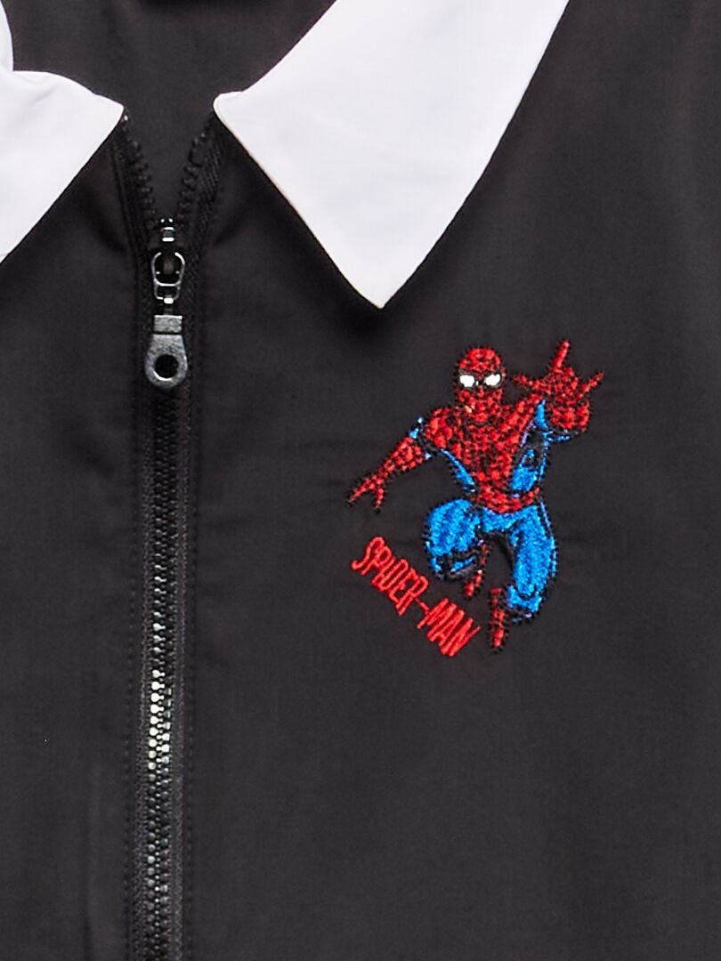 Tablier court 'Spider-Man' noir - Kiabi