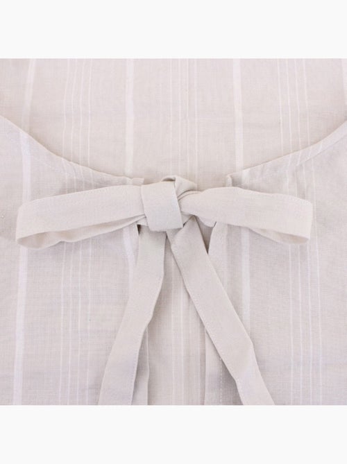 Tablier cuisine rayé écru - Kiabi