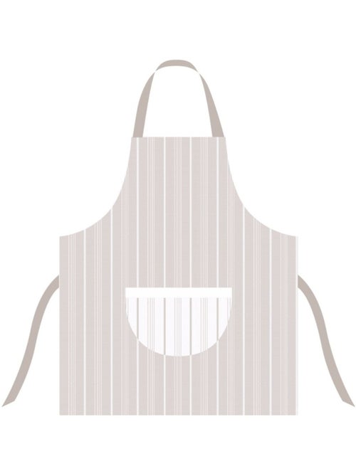 Tablier cuisine rayé écru - Kiabi