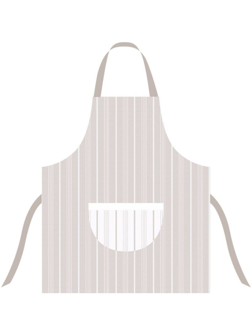 Tablier cuisine rayé écru Beige - Kiabi