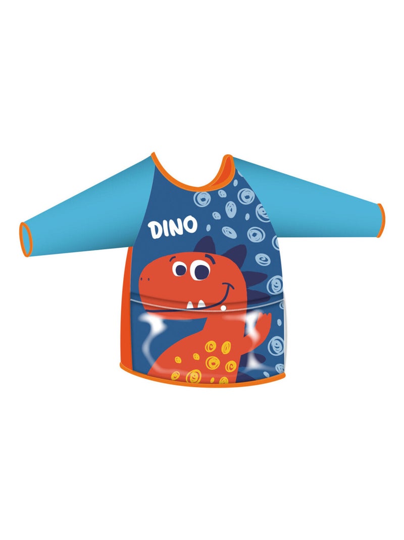Tablier d'activités manches longues - Dinosaures Bleu - Kiabi