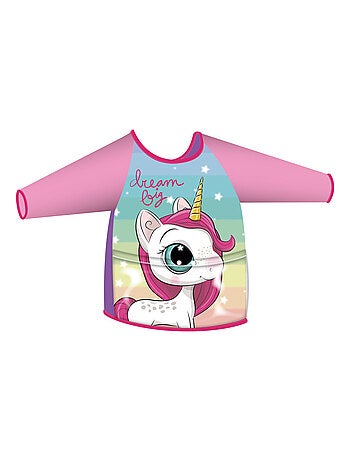 Tablier d'activités manches longues - Licornes