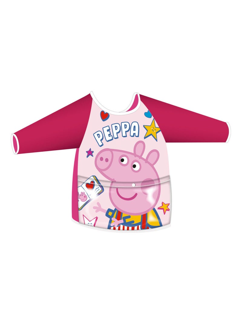 Tablier d'activités manches longues - Peppa Pig Rose - Kiabi