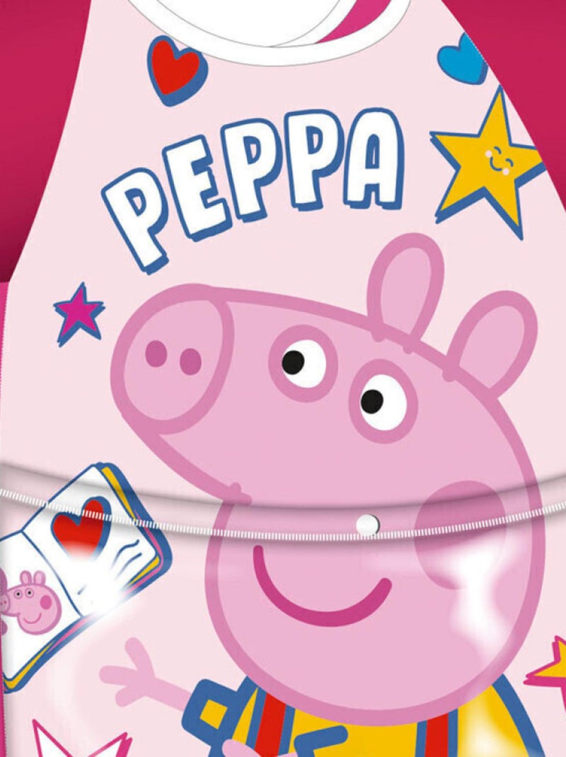 Tablier d'activités manches longues - Peppa Pig Rose - Kiabi