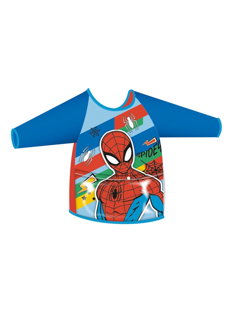 Tablier d'activités manches longues - Spiderman Bleu - Kiabi
